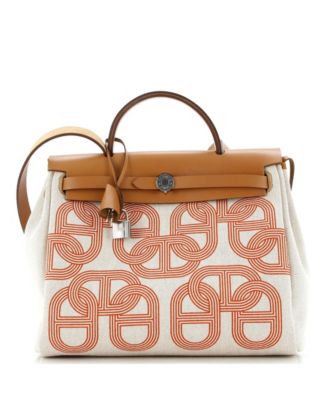 Pre-Owned Hermes 31 Herbag Zip Circuit 24 Vache Hunter and Leather
