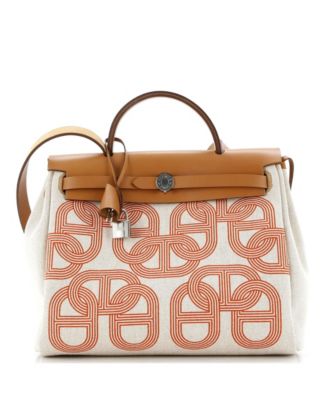 Pre-Owned Hermes 31 Herbag Zip Circuit 24 Vache Hunter and Leather
