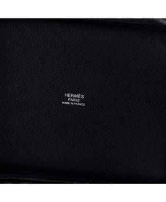 Pre-Owned Hermes PM Picotin Lock Bag Felt with Leather