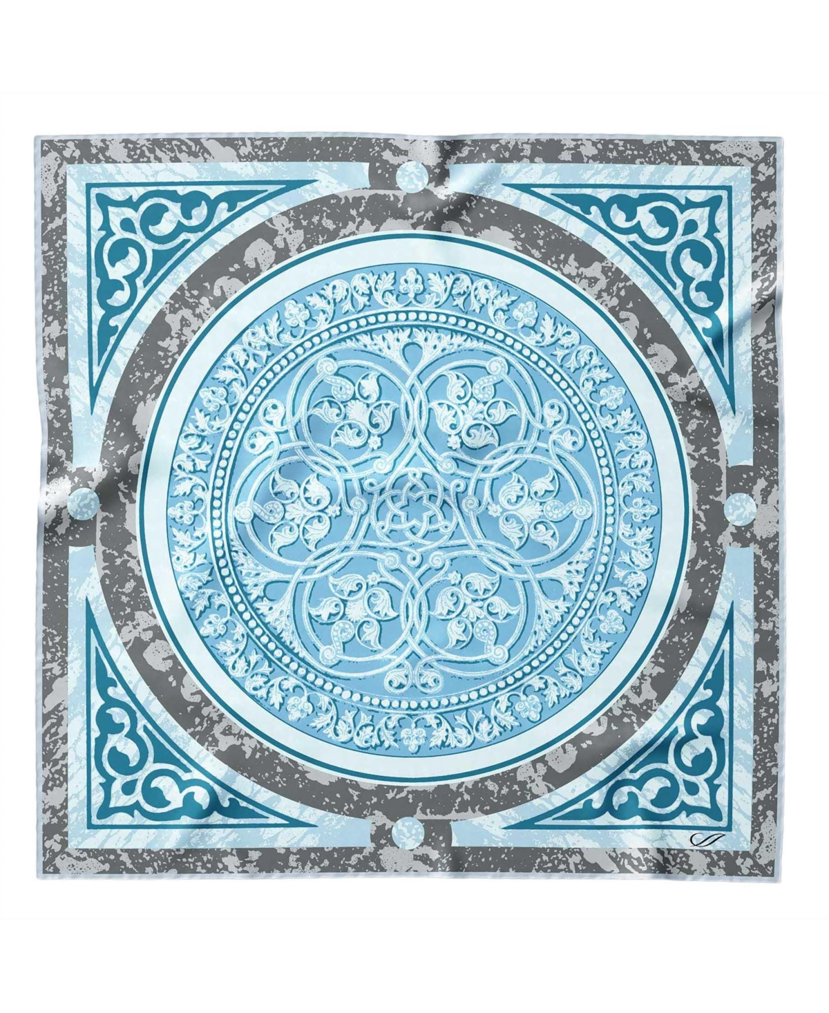 Men's Noto - Silk Pocket Square for Men - Sage
