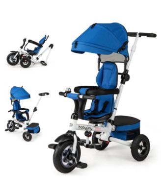 Toddler 5-in-1 Folding Trike 1-5 Years Old with Safety Harness Storage
