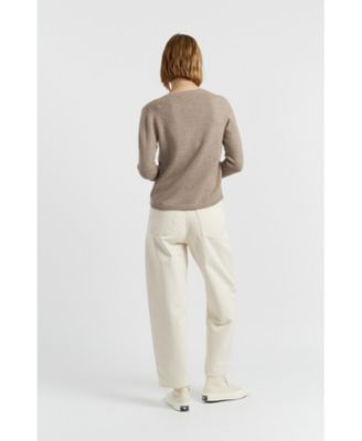 Women's Wool Cashmere One Pocket Sweater