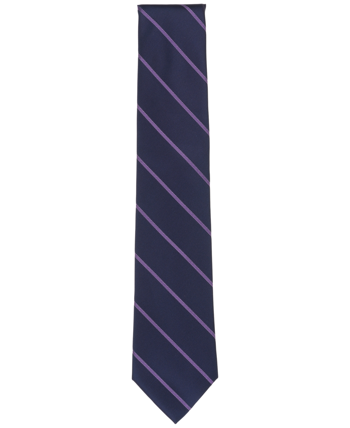 Michael Kors Men's Classic Pitkin Stripe Tie In Purple