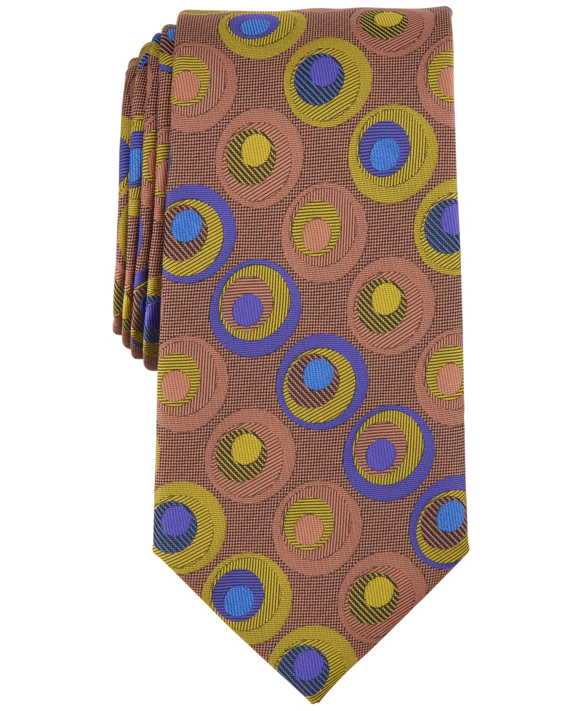Men's Classic Retro Dot Tie - Orange