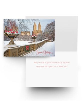 Bow Bridge Holiday Boxed Cards