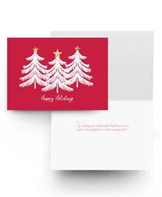 Tree Trio Holiday Boxed Cards