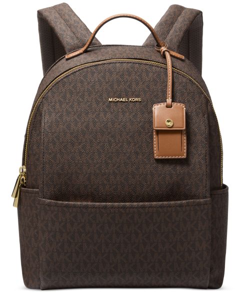 Рюкзак MICHAEL Michael Kors Sable Medium Signature Logo, цвет: Коричневый