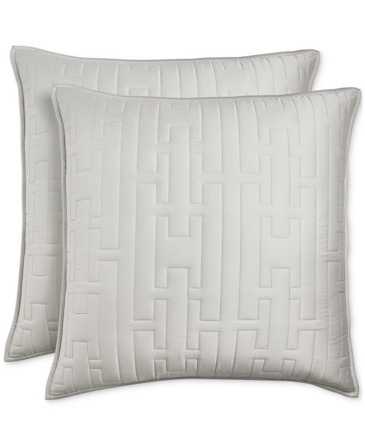 Hotel Collection Chain Links 2-Pc. Sham Set, European