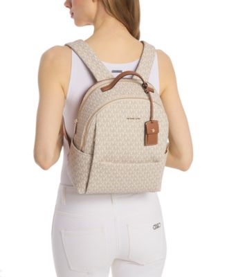 Michael Kors Sable Medium Signature Logo Backpack