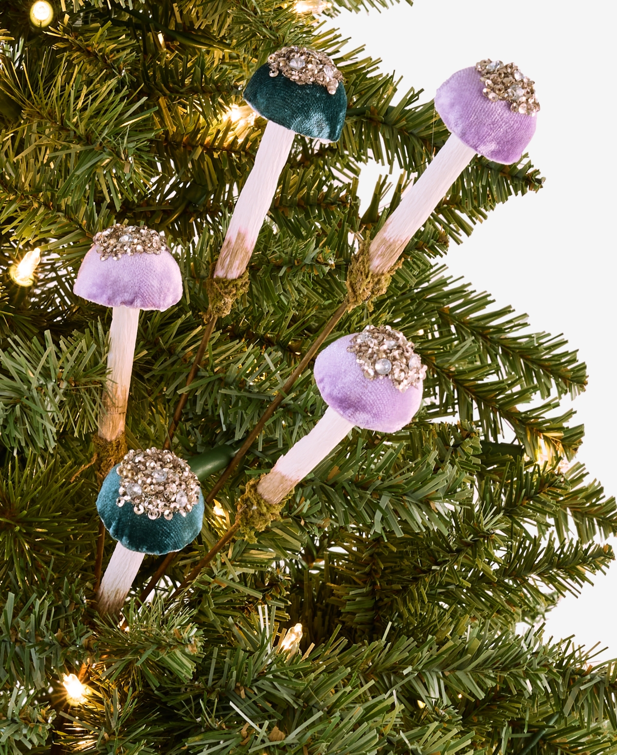 Holiday Lane Enchanted Forest Mushroom Pick Ornament, Macy's Exclusive In Multi