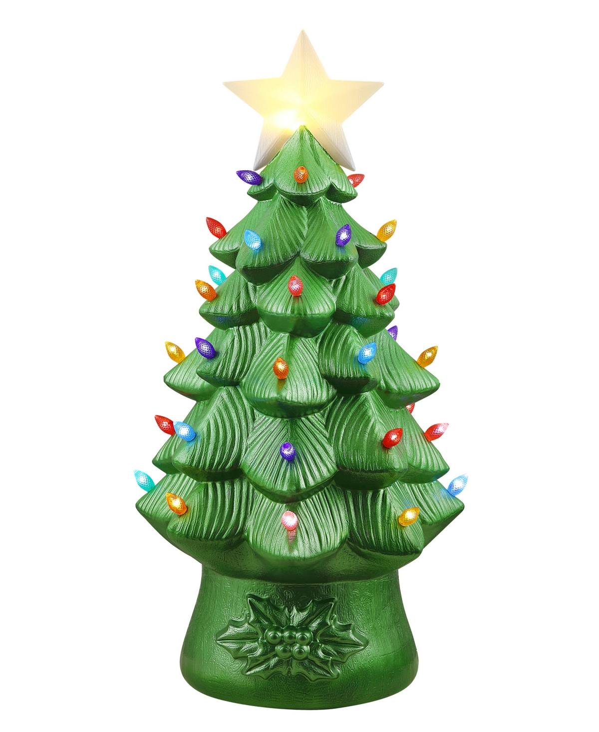 Mr. Christmas Blow Mold Nostalgic Tree In Green