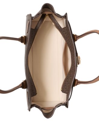 Michael Kors Hamilton Moderne Medium Signature Logo Satchel Bag