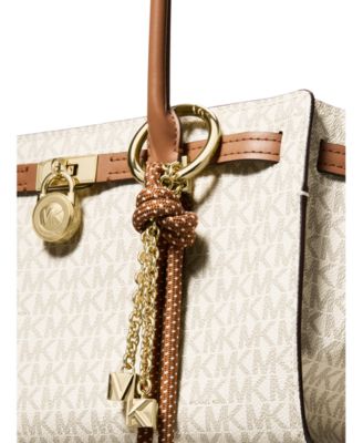 Michael Kors Hamilton Moderne Medium Signature Logo Satchel Bag