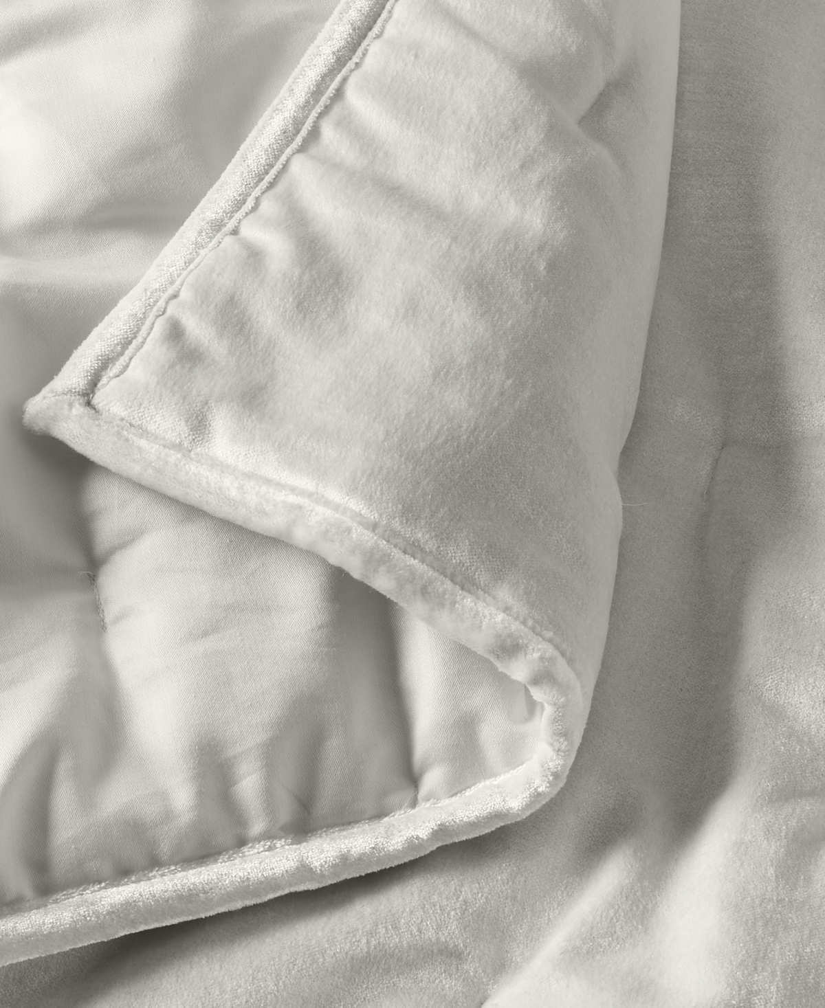 Hotel Collection Velvet 3-pc. Coverlet Set, King, Macy's Exclusive In White