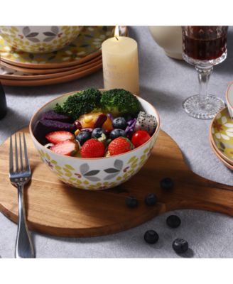 Floral 12-Pc. Dinnerware Set, Service for 4