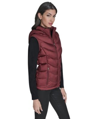Women's Packable Hooded Puffer Vest