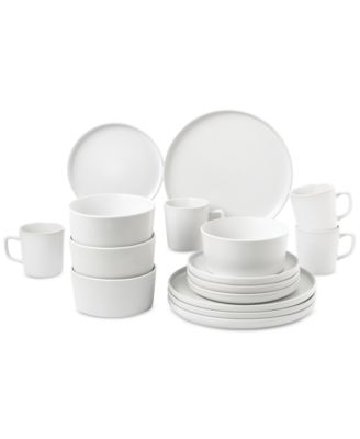White 16-Pc. Dinnerware Set, Service for 4