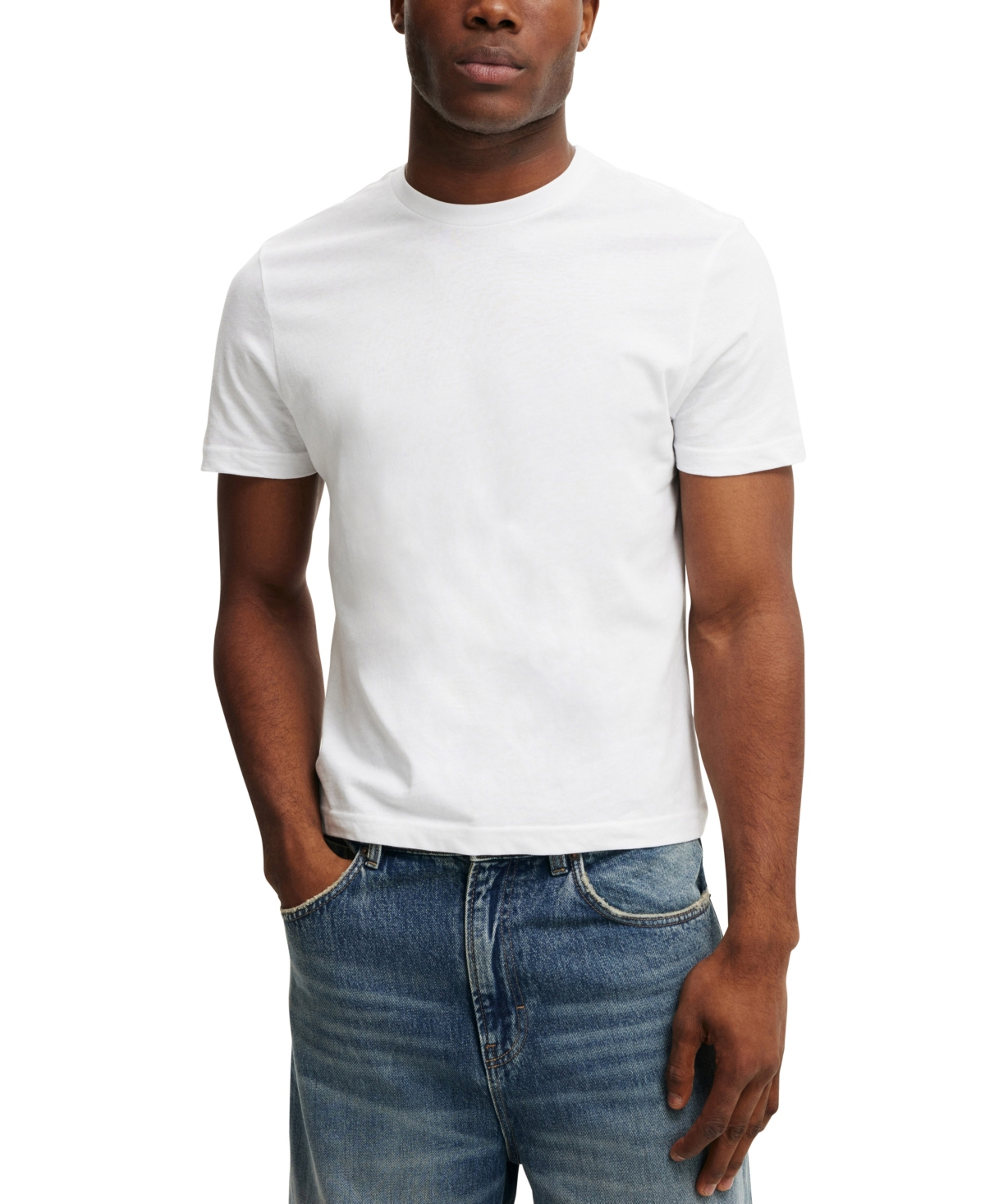Men's Classic Fit T-Shirt - White marle