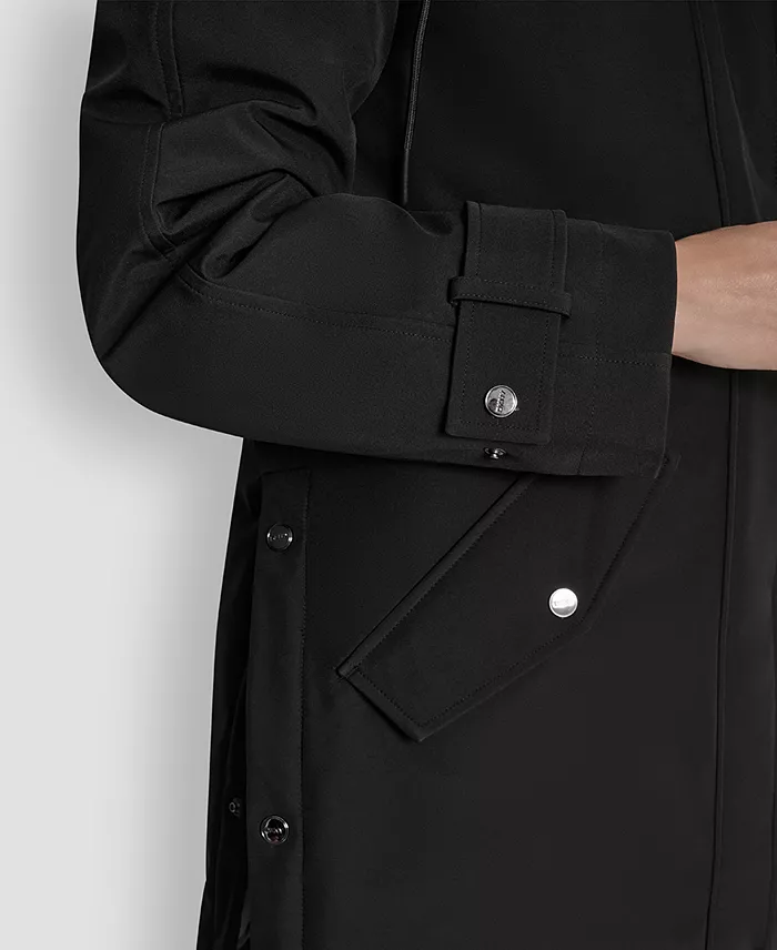Women's Faux-Fur-Lined Hooded Softshell Coat - thumbnail 6