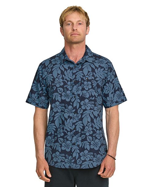 alfani Quiksilver Men's Waikoloa Classics Short Sleeve Shirt Men's Fashion & Accessories