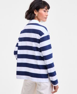 Women's Striped Rugby Top, Macy's Exclusive