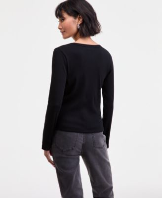 On 34th Women's Ribbed Striped Cardigan, Macy's Exclusive