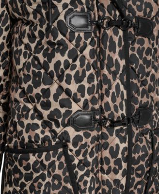 Women's Hooded Toggle Quilted Coat