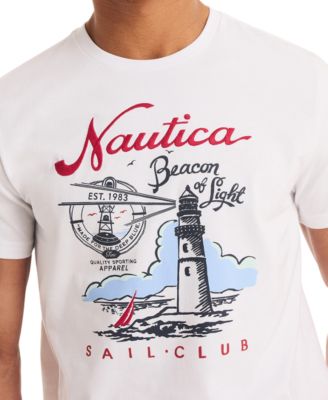 Men's Short Sleeve Beacon of Light Graphic T-Shirt