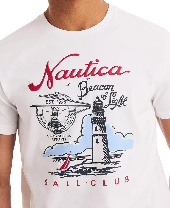 Men's Short Sleeve Beacon of Light Graphic T-Shirt - thumbnail 3