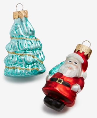 Thanksgiving Day Parade Set of 4 Glass Mini Ornaments, Macy's Exclusive
