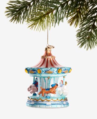 Thanksgiving Day Parade 2025 Glass Carousel Ornament, Macy's Exclusive