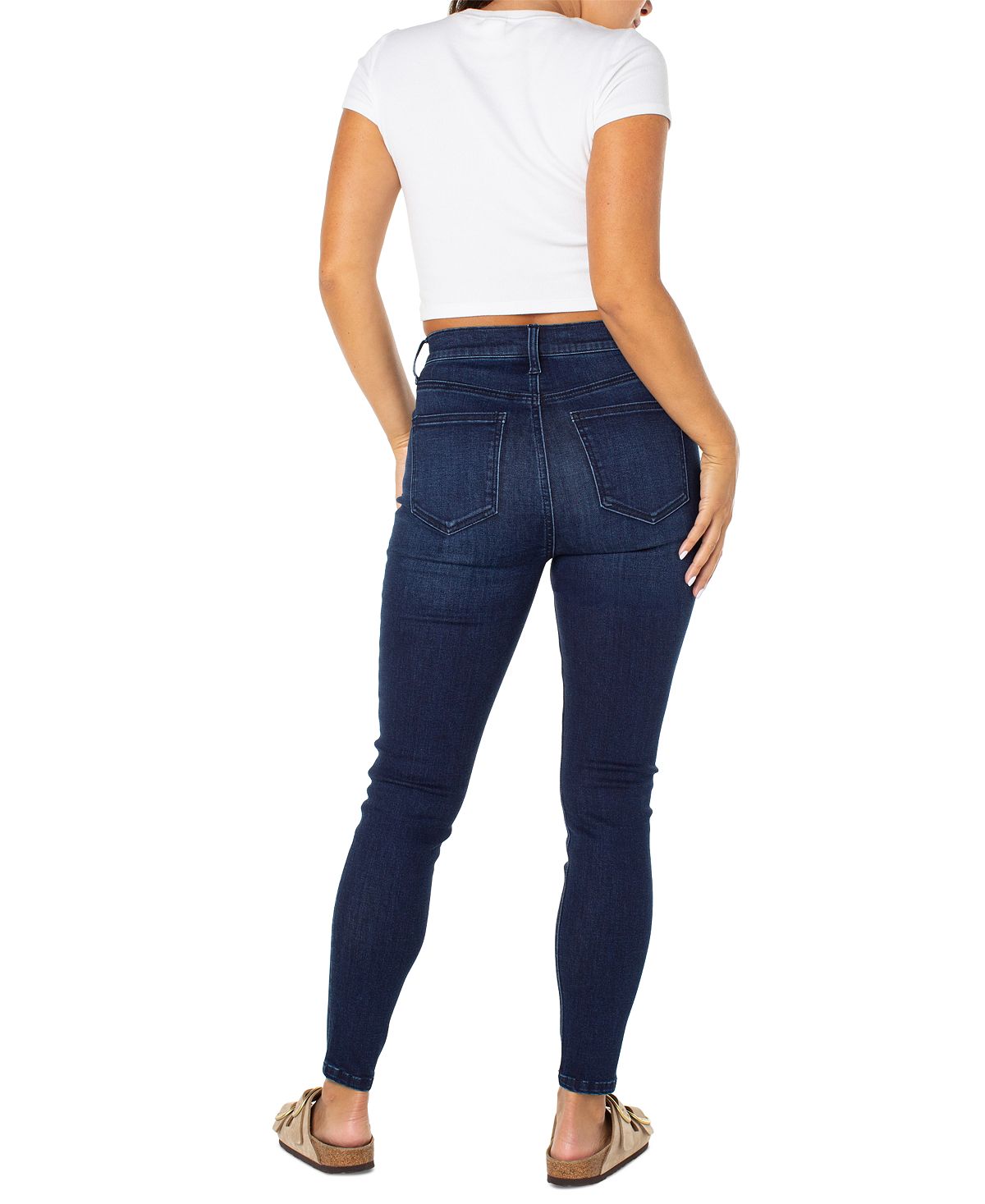Celebrity Pink Juniors' High-Rise Ankle Skinny Jeans view 8 — MAYCSS fashion products