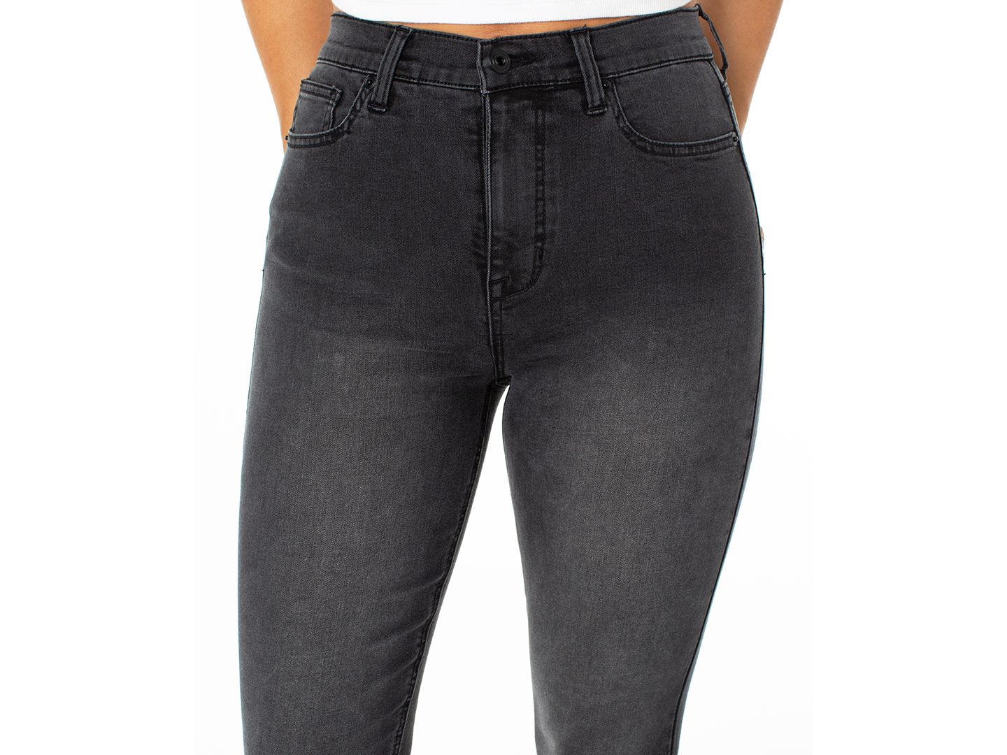 Женские джинсы Celebrity Pink Juniors' High-Rise Skinny Ankle, цвет: September Night — фото 8