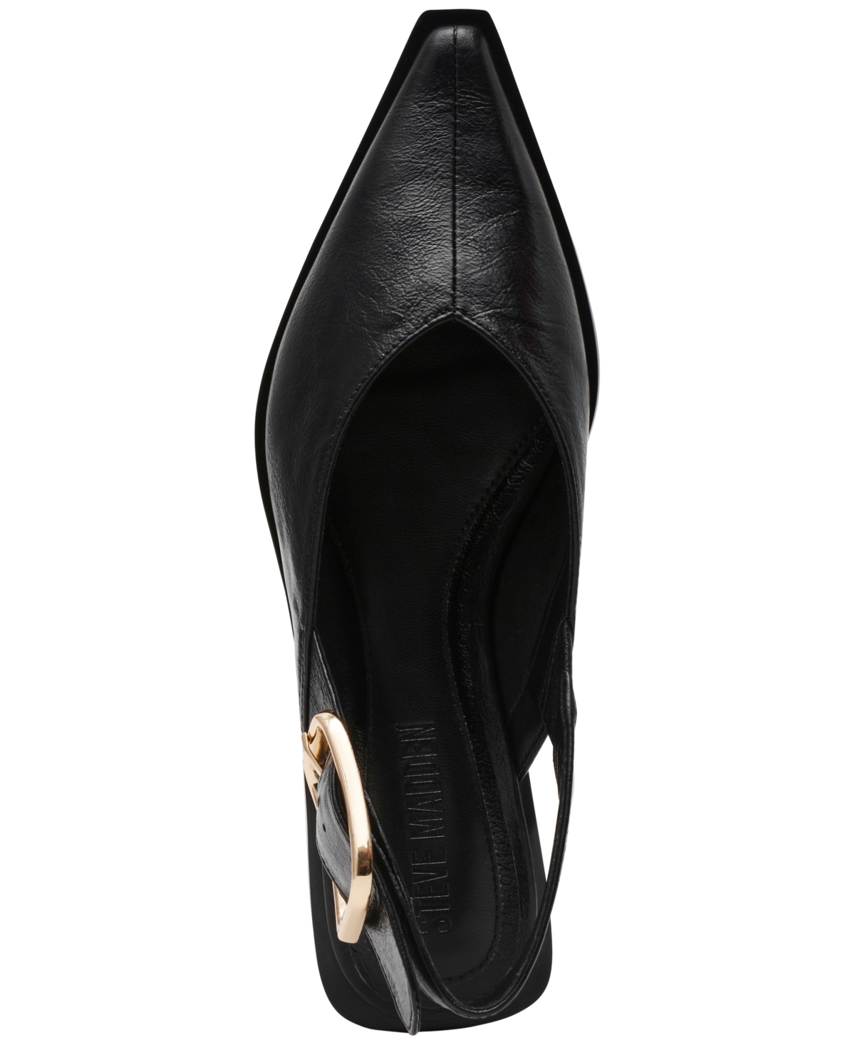 Steve Madden Shay Pointed Toe Slingback Flat In Black