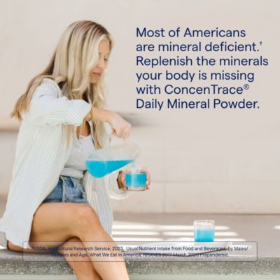 ConcenTrace Daily Mineral Powder Supports Energy & Digestion - 60 Servings