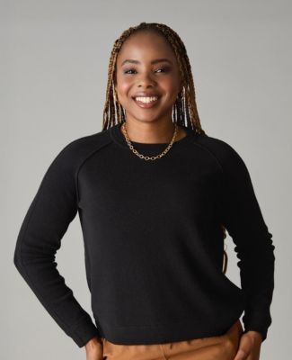 Women's Itch-Free Merino Wool Crewneck Sweater with Soft Liner