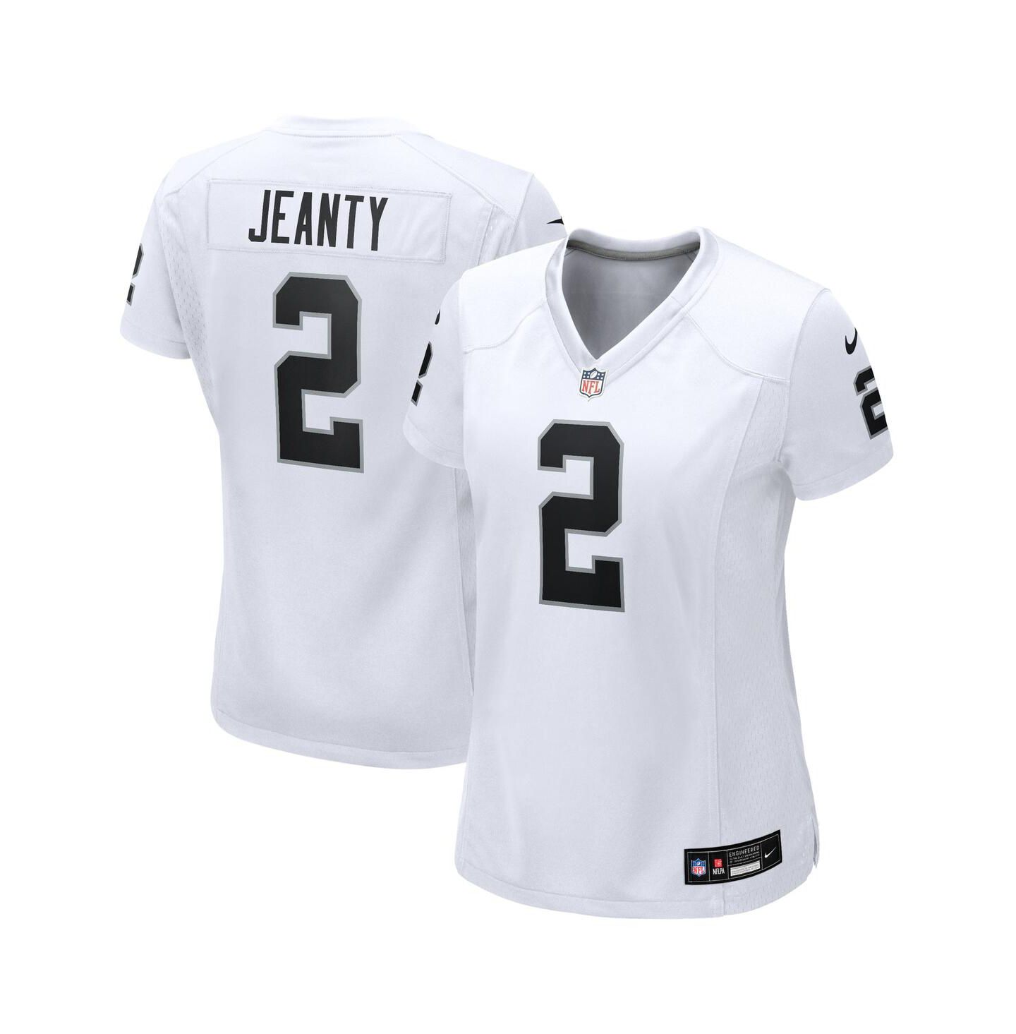 Женский топ Nike Ashton Jeanty White Las Vegas Raiders Game Jersey — фото 1
