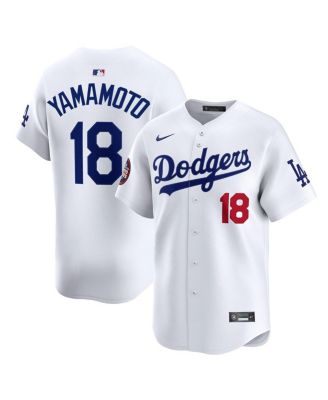 Nike - Men's Yoshinobu Yamamoto White Los Angeles Dodgers 2025 MLB World Tour: Tokyo Series Home Limited Player Jersey