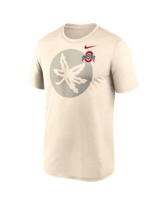 Men's Natural Ohio State Buckeyes Campus Shadow Legend Performance T-Shirt