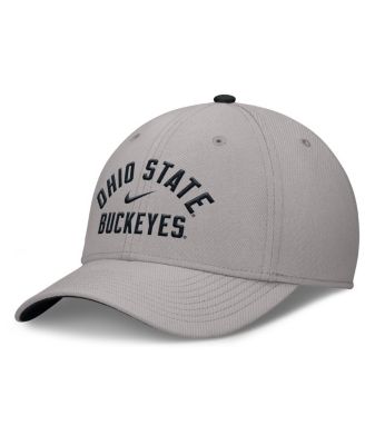 Nike - Men's Gray Ohio State Buckeyes Rise Prep Performance Flex Hat