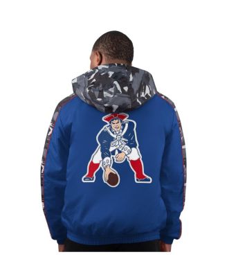 Men's Navy New England Patriots Thursday Night Gridiron Full-Zip Hoodie Jacket