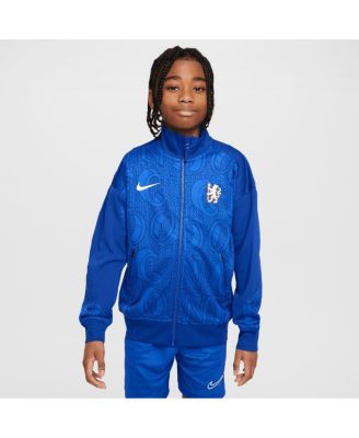 Nike - Big Boys and Girls Blue Chelsea 2025/26 Academy Pro Anthem Full-Zip Jacket