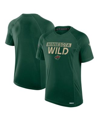 Fanatics - Men's Green Minnesota Wild Authentic Pro Rink Tech T-Shirt