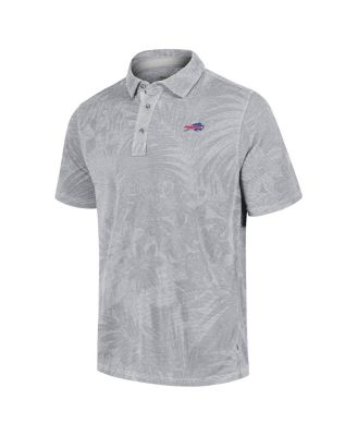Men's Gray Buffalo Bills Big Tall Santiago Paradise Polo Shirt