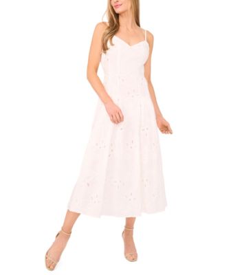 CeCe - Women's Maxi A-Line Embroidered Dress