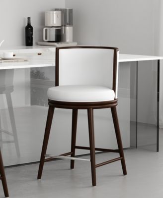 Evalyn 37.6" Upholstered Counter Stool