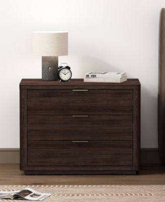 Evelyn 32" 3-Drawer Nightstand