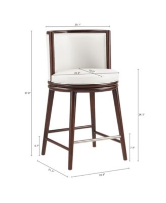 Evalyn 37.6" Upholstered Counter Stool