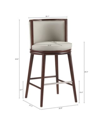 Evalyn 40" Upholstered Barstool