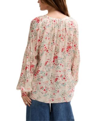 Women's Rosetti Billowy Sleeves Print Blouse